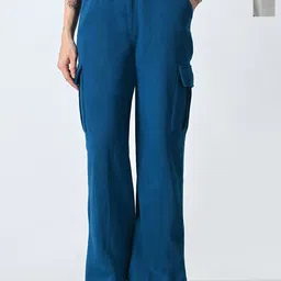 BAESD Pack Of 2 High-Rise Cargo Trousers-image-33