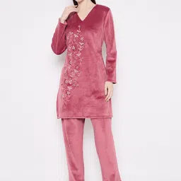 Camey Embroidered Top With Trousers Co-Ords-image-54