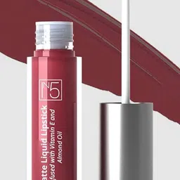YUHME In5 Ultra Flawless Liquid Lipstick- 5 ml- Dusky 10 image 2