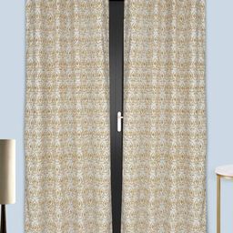 Dekor World Multicoloured Set of 2 Long Door Curtain-32
