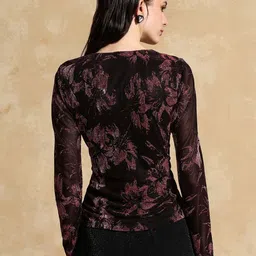 Kazo Women Floral Printed Empire Top image 3