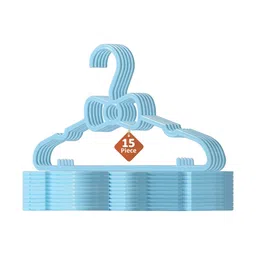 Aura 15-Pcs Blue Clothes Hanger-37