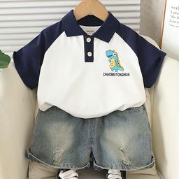 INCLUD Boys Cartoon Printed T-shirt With Shorts-42