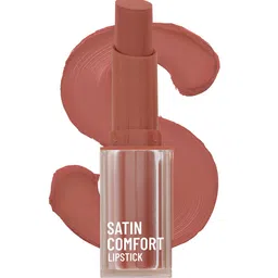 SWISS BEAUTY Ultra-Hydrating & Highly Pigmented Satin Comfort Lipstick - Barely Nude 01-38