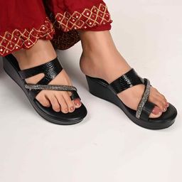San Marino by Shoe Bank Ethnic Wedge Sandals-20