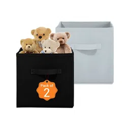 Aura Black Set of 2 Regular Multi-Utility Organisers-12