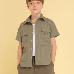 U.S. Polo Assn. Kids Boys Boxy Opaque Casual Shirt-picture-20