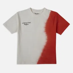 Pepe Jeans Boys Conversational Printed Round Neck Oversized Cotton T-shirt-picture-9