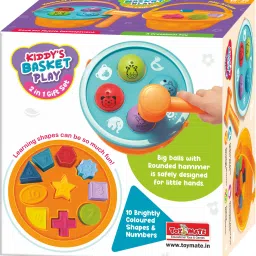 Kiddy's Basket-Hammering Fun & Shape Sorting Basket 2 in 1 Combo Game-19