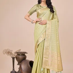 Pandadi Saree Striped Woven Design Zari Sarees-image-90