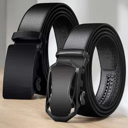 Provogue Men Textured 2 PU Belt-image-45