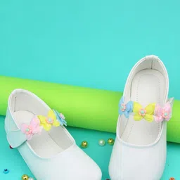 NESKA MODA Girls Ballerinas with Bows Flats-image-5