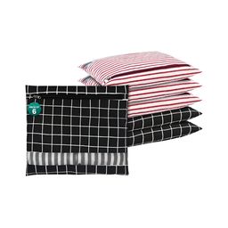 Aura Black Set of 6 Regular Drawer Organiser Organisers-19