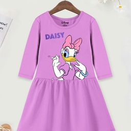 YK Disney Print Fit & Flare Dress-picture-54