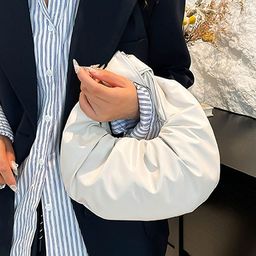 LULU & SKY PU Structured Handheld Bag With Tasselled image 2