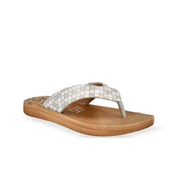 Aeroblu Women Printed Open Toe Slip-On T-Strap Flats-42