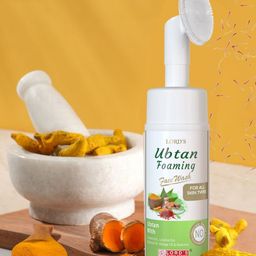 Lord's Skincare Ubtan Foaming Turmeric & Aloe Vera Tan Removal Face Wash - 150 ml-15