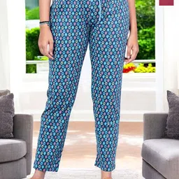 Kryptic Pack Of 2 Printed Pure Cotton Mid-Rise Lounge Pants-image-95