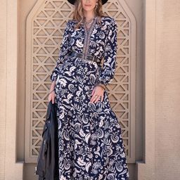 JC Mode Women Ethnic Motifs Print Maxi Dress-picture-11