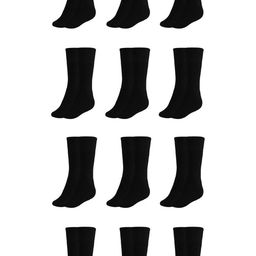MUKHAKSH Black Cotton Socks-picture-23