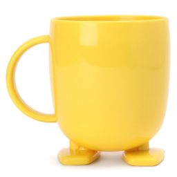 fab n funky Polypropylene Mug with Handle Yellow - 400 ml image 5