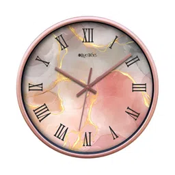 OLIVE TREE Copper-Toned & Rose Gold Printed Contemporary Wall Clock-14