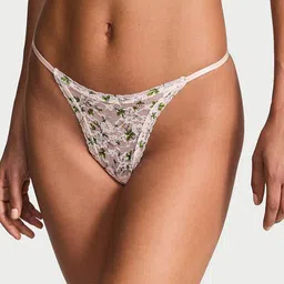 Victoria's Secret Low-Rise Lace Thong - 1123646474OW-30
