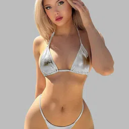 FIMBUL Low Coverage Swimwear Bikini Set-image-50