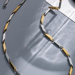 Roadster Silver-Plated Stainless Steel Minimal Necklace-image-60