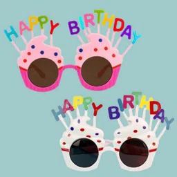 We3 Unisex Pack of 2 Sweet Cupcake Happy Birthday Sunglasses-image-17