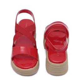 V-WALK Open Toe Platform Sandals image 5