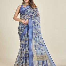 SHANVIKA Geometric Printed Saree-picture-31