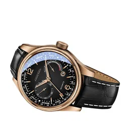 DOUBLERUN Men Dial & Leather Bracelet Style Straps Analogue Multi Function Watch H05N8015 image 3