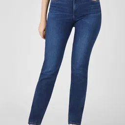 Wrangler Women Slim Fit High-Rise Light Fade Stretchable Jeans-image-3