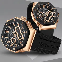 Naviforce Men Dial & Straps Analogue Multi Function Watch NF8035 RGBB Couple-24