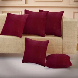 IVAZA Unisex Maroon Cushion Covers-image-92