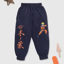 YK X Minute Mirth Boys Naruto Printed Cotton Joggers-image-59