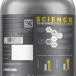 muscleblaze Biozyme Iso-Zero, Low Carb Isolate, 26.4g Per Scoop Whey Protein image 3