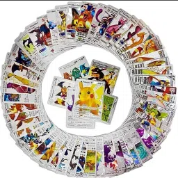 Pokemonne Cards 110 Pcs Silver Metal Vmax Vx Gx Basic Cards Deck Box-12