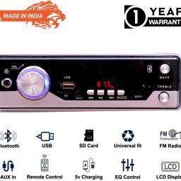 JB011-Silver Pro Boom Master BLUETOOTH/USB/SD/AUX/FM/MP3. Car Stereo Car Stereo-24