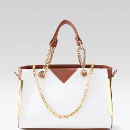 Women White Hand-held Bag-image-6