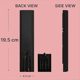 AACL Google Play Apps and YouTube Use for LCD LED OLED QLED UHD 4K Android TVs- Black AACL Compatible with Hisense Smart Tv Remote Without Voice - Hot Keys Netflix Pr Remote Controller image 4