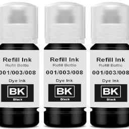 Gedi 003 Refill Ink for Epson L3110, L3150, L3116,L3152, L3156 Printer 3 Pieces Black Ink Bottle-image-93
