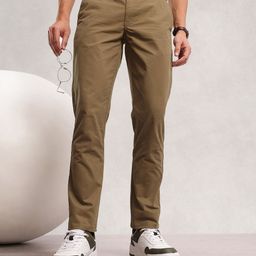 Nautica Men Smart Slim Fit Pure Cotton Chinos Trousers-image-23
