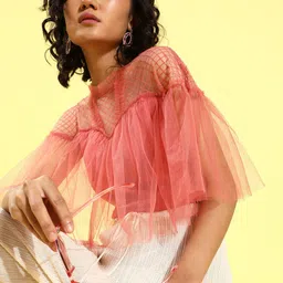 KASSUALLY Women Attractive Peach Sleek Top-image-37