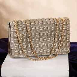 SAZARA Textured Shoulder Bag-33