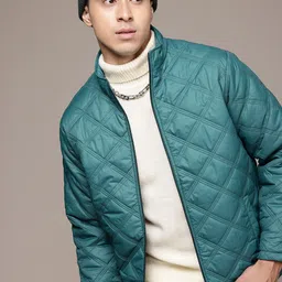 The Roadster Lifestyle Co. Mock Collar Quilted Jacket-image-60