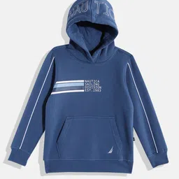 Nautica Boys Printed Hooded Sweatshirt-picture-51