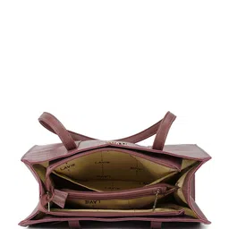 Lavie Textured Structured Satchel with Quilted image 4