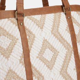 Anouk Geometric Printed Oversized Structured Tote Bag image 3